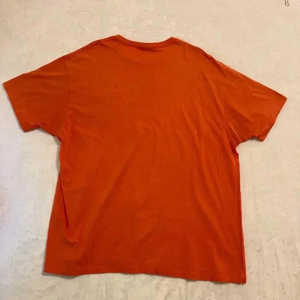 Polo Ralph Lauren Men's Crew-Neck Solid short sleeve T-shirt Orange Size XL - Picture 6 of 9